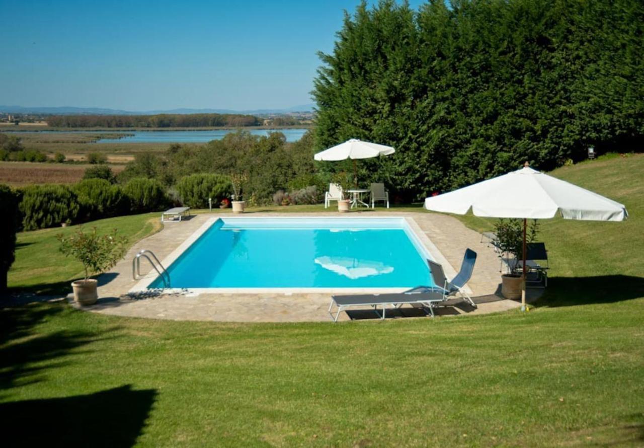 Ferienwohnung Poggio Vaccaio Casa Alba Binami Exterior foto